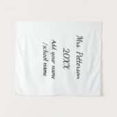 Zurück zur Schule Name der Lehrerin Jahr der Schul Wandteppich (Vorderseite (Horizontal))