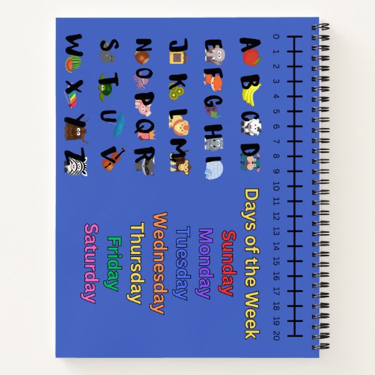 Zurück zur Schule Name Schlafhühnchen Notizblock (Rückseite)