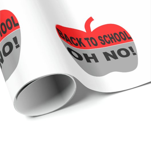 Zurück zur Schule, nein Geschenkpapier (Rolleneckpunkt)