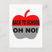 Zurück zur Schule, nein Postkarte (Vorderseite)