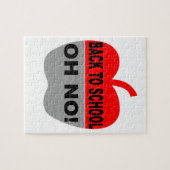 Zurück zur Schule, nein Puzzle (Horizontal)