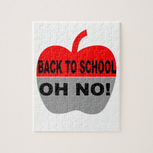 Zurück zur Schule, nein Puzzle (Vertikal)