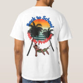 Zurück zur Schule, nicht mein Problem T-Shirt (Rückseite)