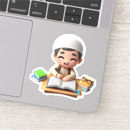 Zurück zur Schule Niedlich islamisch Motivierend f Aufkleber