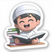 Zurück zur Schule Niedlich islamisch Motivierend f Aufkleber (Vorderseite)