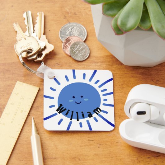 Zurück zur Schule | Niedlich Kids Boho Vibes Sun & Schlüsselanhänger (Schreibtisch)