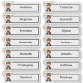 Zurück zur Schule - Niedliche Aufkleber für mehrer (Vorderseite)