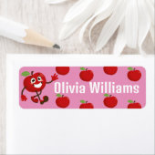 Zurück zur Schule Niedlicher Cartoon Spaß Red Appl (Insitu)