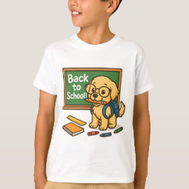 Zurück zur Schule - Niedlicher Goldener Rückzug T-Shirt