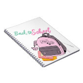 zurück zur Schule Notizblock (Rechte Seite)