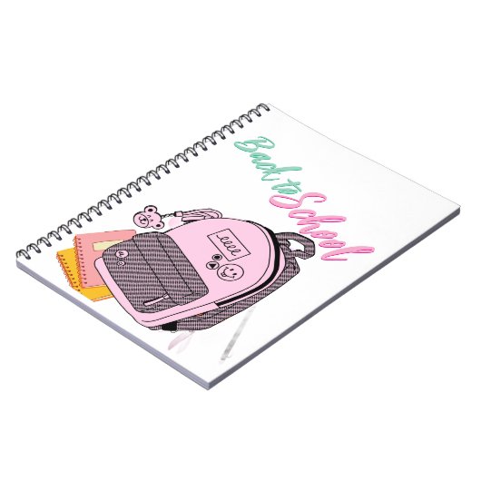 zurück zur Schule Notizblock (Linke Seite)