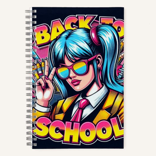 Zurück zur Schule Notizblock (Vorderseite)