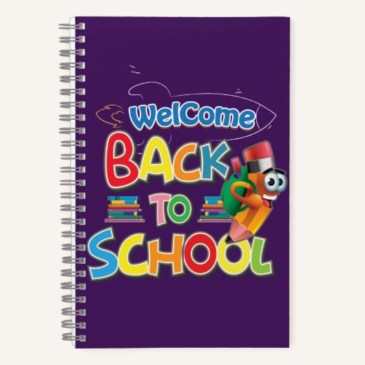 Zurück zur Schule Notizblock (Vorderseite)