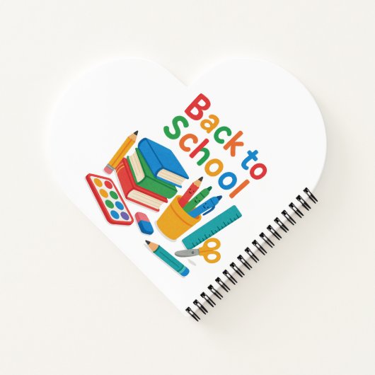 zurück zur Schule Notizblock (Rückseite)