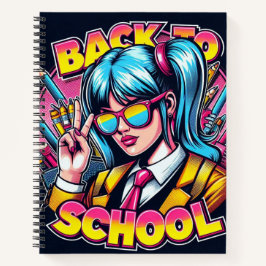 Zurück zur Schule Notizblock