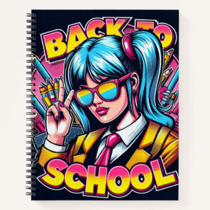 Zurück zur Schule Notizblock