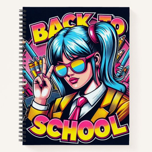 Zurück zur Schule Notizblock (Vorderseite)