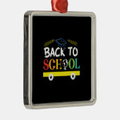Zurück zur Schule Ornament Aus Metall (Rechts)