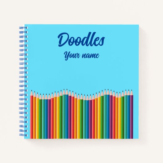 Zurück zur Schule | | Personalisierte Skizze Notizblock (Vorderseite)