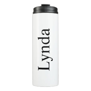 Zurück zur Schule, personalisierte Wasserflasche m Thermosbecher