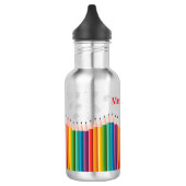 Zurück zur Schule | Personalisierter Lehrer Edelstahlflasche (Links)