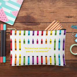 Zurück zur Schule personalisierter Stift Zubehörtasche