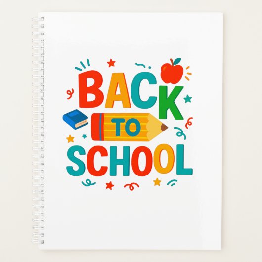 Zurück zur Schule Planer (Vorderseite)