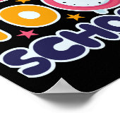 Zurück zur Schule Poster (Ecke)