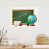 Zurück zur Schule Poster (Küche)