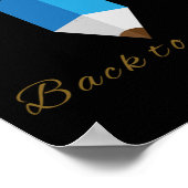 Zurück zur Schule Poster (Ecke)