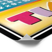 Zurück zur Schule - Poster (Ecke)