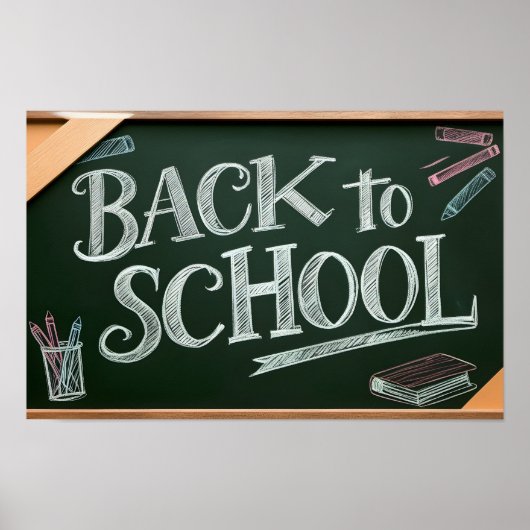 Zurück zur Schule Poster (Vorne)