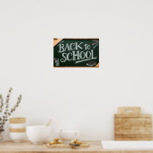 Zurück zur Schule Poster (Küche)