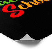 Zurück zur Schule Poster (Ecke)