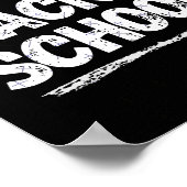 Zurück zur Schule Poster (Ecke)