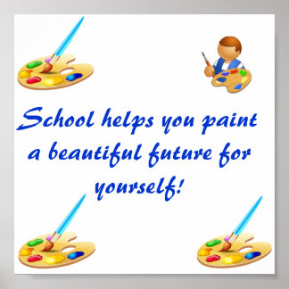 Zurück zur Schule. Poster