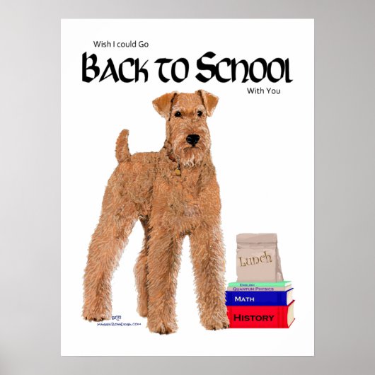 Zurück zur Schule Poster (Vorne)