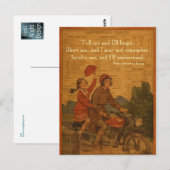 Zurück zur Schule Postkarte (Vorne/Hinten)