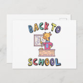 Zurück zur Schule Postkarte (Vorne/Hinten)