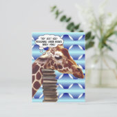 Zurück zur Schule Postkarte (Stehend Vorderseite)