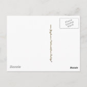 Zurück zur Schule Postkarte (Rückseite)