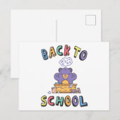 Zurück zur Schule Postkarte (Vorne/Hinten)
