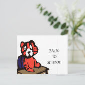 Zurück zur Schule Postkarte (Stehend Vorderseite)