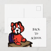 Zurück zur Schule Postkarte (Vorne/Hinten)