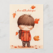 Zurück zur Schule Postkarte (Vorderseite)