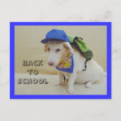 Zurück zur Schule Postkarte (Vorderseite)