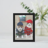 Zurück zur Schule Postkarte (Stehend Vorderseite)