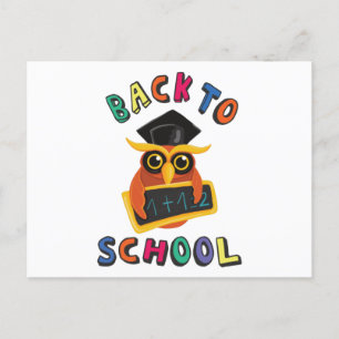 Zurück zur Schule Postkarte