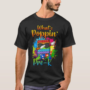 Zurück zur Schule Pre K Dabbing Brillen Poppin Toy T-Shirt