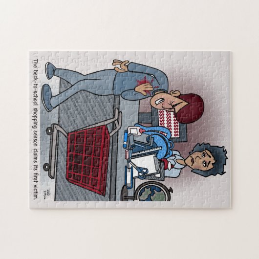 Zurück zur Schule - Puzzle (Horizontal)